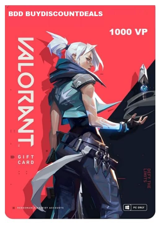 Valorant Gift Card 1000 VP Valorant Points (PC Code Only)